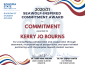 Certificate for Commitment Award to Kerry Jo Bounrs