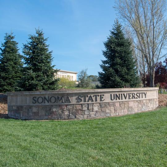Sonoma State University Sign